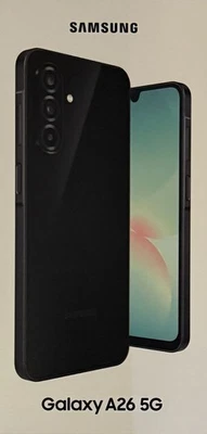Samsung Galaxy A26 5G 128GB 6GB RAM 6,7 Zoll 50 Megapixel black NEU in OVP - Bild 1 von 4