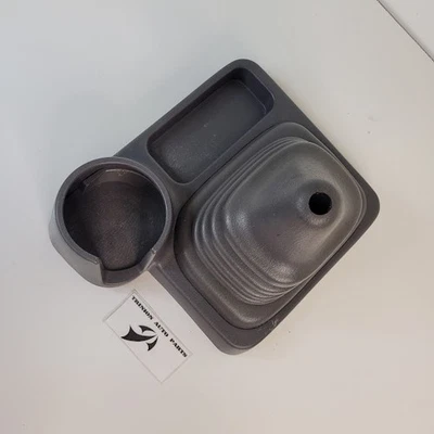 Nissan Xterra 1998-2001 consola de piso portavasos con arranque de cambio gris OEM Foto 1 de 4