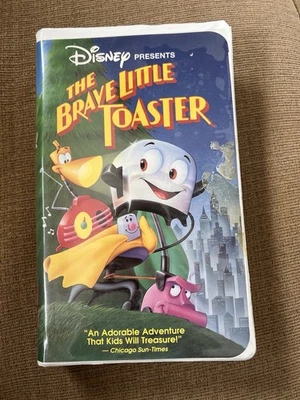 The Brave Little Toaster VHS Tape Walt Disney Home Video Presents 1988 Animated Foto 1 de 3