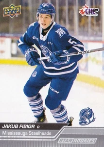 2023-24 Upper Deck CHL Star Rookies #376 Jakub Fibigr, Mississauga Steelheads - Picture 1 of 1