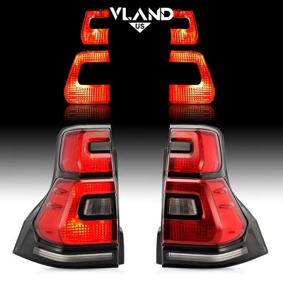 Luces traseras LED para Toyota Land Cruiser Prado 2010-17 luces traseras rojas J150 GRJ150 Foto 1 de 4