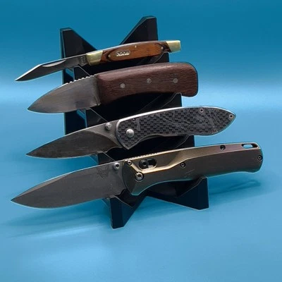 Soporte de exhibición de 4 cuchillos - Cuchillos pequeños a medianos - ¡Envío rápido!! Foto 1 de 4