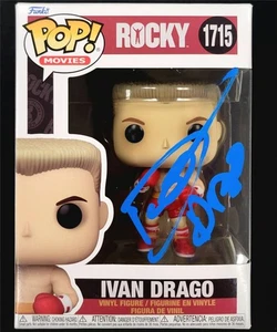 Dolph Lundgren signed "Drago" Funko Pop! 1715 Rocky autograph ~ Beckett BAS - Picture 1 of 6