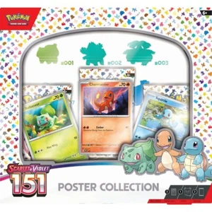 Pokemon Scarlet and Violet 151 Poster Collection Sealed box