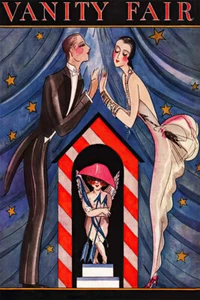 Affiche murale art cupidon couple couverture magazine Vanity Fair - AFFICHE 20x30 - Photo 1 sur 4