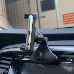 Black Car Phone Holder CD Slot Mount Bracket Clip For Mobile Phone GPS Universal - Picture 1 of 12