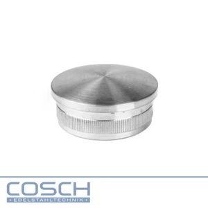 Rändelkappe Acero Inox V2A Ø 42,4 X 2,0MM Ligero Arqueado Pulido - Imagen 1 de 2