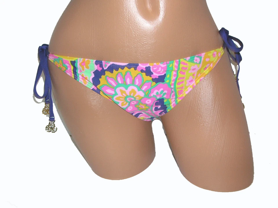 Rampage NEW Blue Women's Size XS S Small 0 2 4 6 Swimsuit Bikini Bottom $48 3377 - Image 1 of 1