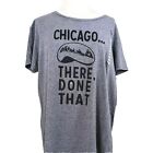 Chicago Bean Tee Women's 2XL Ringspun Short Sleeve Graphic Gray MSRP $29.99 NEW