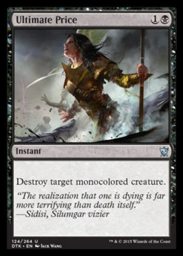 Ultimate Price ~ Lightly Played Dragons of Tarkir MTG Magic UltimateMTG Black Ca - Image 1 of 1