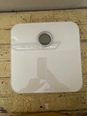 Báscula inteligente FitBit Aria WIFI FB201W vidrio blanco fitness rastreador de peso Foto 1 de 4