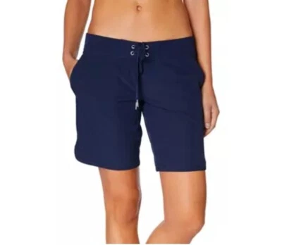 Nautica женщин XL стандартный твердый 7» Core эластичной быстро сухой доска короткие синий - Изображение 1 из 4