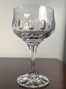 FRANZISKANER ONDINE KRISTALL 6 1/4" CHAMPAGNER GROSS SHERBET GARNELEN COCKTAIL SERVIERER - Bild 1 von 3