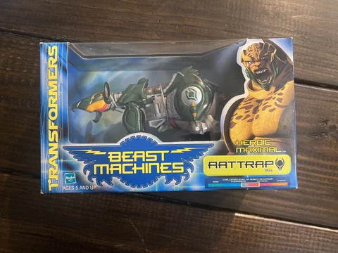 Transformers Beast Machines RATTRAP 1999 New In Box RARE Beastwars NIB Cover