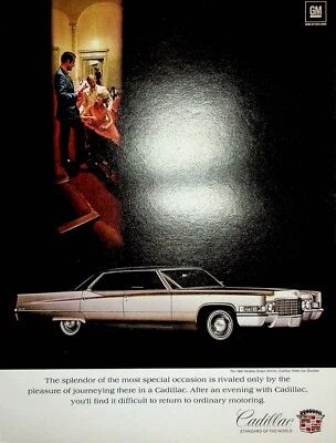 Anuncio Cadillac 1969 original: sedán de villa techo rígido plateado 1969 Foto 1 de 2