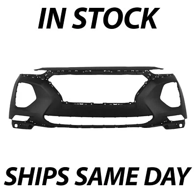 NEW Primered Front Bumper Cover Replacement for 2019 2020 Hyundai Santa Fe 19 20 - Image 1 of 4