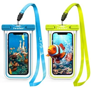 ivoler Pack de 2 Pochette Étanche Téléphone Certifiée IPX8 Etui/Housse/Coque ... - Photo 1 sur 9