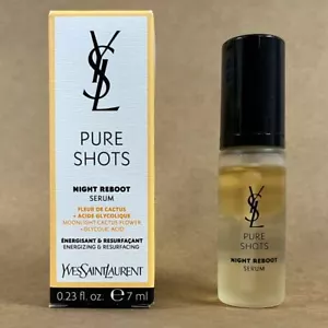 YSL Pure Shots Night Reboot Serum or Lines Away Serum Sample- 7 ml - Picture 1 of 9