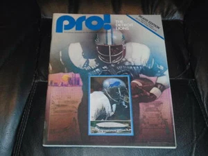 1980 LIONS AT BEARS NFL FOOTBALL PROGRAM EX-MINT - Picture 1 of 1