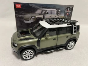 1/18 Diecast Vehicle Land Rover Defender Model Car Toy Kids Sound Light Toy Gift - Picture 1 of 47
