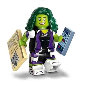 *NUEVO* LEGO CMF: Minifiguras Marvel Studios Serie 2 - 71039 - She-Hulk - RETIRADO - Imagen 1 de 2