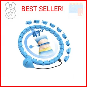 JKSHMYT Weighted Hula Circle Hoops for Adults Weight Loss, Infinity Fitness Hoop - Picture 1 of 2