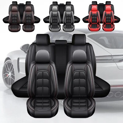 For MAZDA Car 5 Seat Covers Full Set 3D Leather Front Rear Cushion Protector Pad - Image 1 of 4