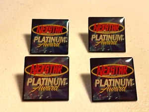 Lot of 4 Nexstar National Dance Competition Platinum Award pins Tour 1.5" - Picture 1 of 2
