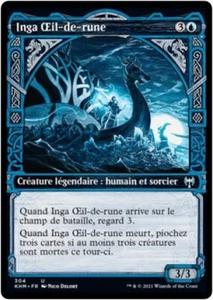 MTG Magic KHM FR Showcase - Inga Rune-Eyes/Inga Œil-de-rune - Picture 1 of 1