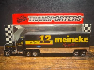 Matchbox 1993 SuperStar Transporters #12 Nascar Jimmy Spencer Meineke 1/64 - Image 1 of 4
