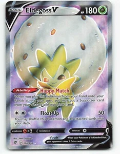 2020 Pokemon, Rebel Clash, #176/192 Eldegoss V, Full Art, Holo Ultra Rare - Bild 1 von 2
