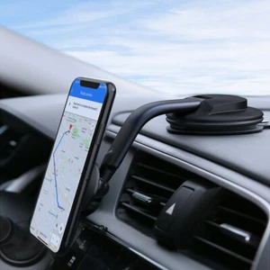 Magnet Car Mount Charger Car Phone Holder for All Car Models 360° Adjustable US - Picture 1 of 10