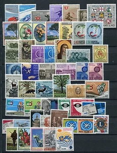 ITALIA 1966-67 MNH COLECCIÓN COMPLETA 52 estampillas - Imagen 1 de 1