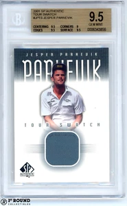 POP 1: Jesper Parnevik BGS 9.5: 2001 SP Authentic PGA Tour Worn Swatch Rookie - Picture 1 of 3