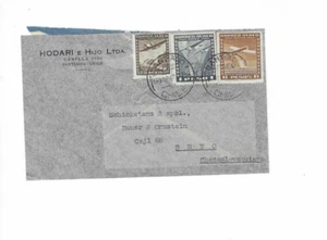 CHILE 1947 Brief in die Tschechoslowakei geschickt - Bild 1 von 2