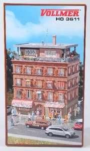 Vollmer 43611 H0 Penthaus mit Dachterrasse, rot - Bild 1 von 2
