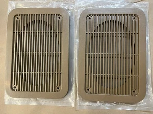 1980-1991 Ford Bronco rear Speaker Grills Tan 80-91 - Picture 1 of 2