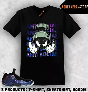 Shirt To Match Foamposite One Galaxy 2025 Sneaker Matching Tee Antisocial Marvin - Bild 1 von 2