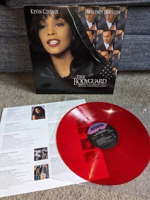 Whitney Houston - THE BODYGUARD SOUNDTRACK - Red Color Vinyl LP - EX Wax!! OST Foto 1 de 4