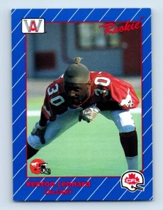 1991 All World CFL Kenton Leonard Calgary Stampeders #28 - Picture 1 of 2