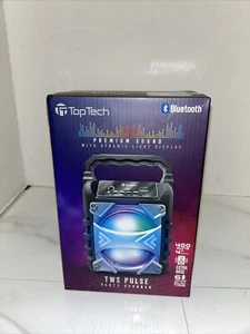 Top Tech  Audio Portable Speaker, Bluetooth 400 Watt with Flashing Party Lights - Picture 1 of 5
