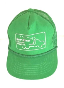 NUEVO GORRA GORRA DE MALLA VERDE RIVER VIRGINIA CONCRETE SUPPLY CO TRUCKERS - Imagen 1 de 4