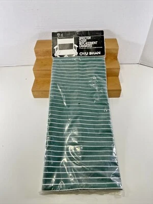 Lienzos de repuesto para silla de director Yu Shan verde con rayas blancas NOS años 70 SELLADOS Foto 1 de 4