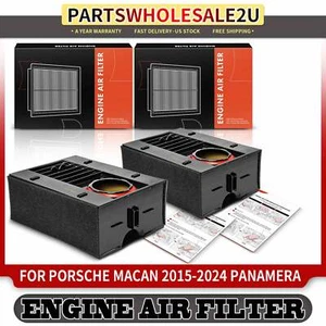 2x Engine Air Filter for Porsche Macan 2015-2024 Panamera 2017-2019 95B129620 - Picture 1 of 9
