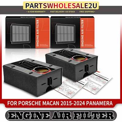 2x Filtro de aire del motor para Porsche Macan 2015-2024 Panamera 2017-2019 95B129620 Foto 1 de 4