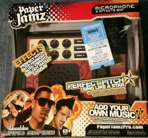 Paper Jamz Microphone and Effects Amp, Sing Like a Star, Pro Series, New Sealed - Image 1 of 1