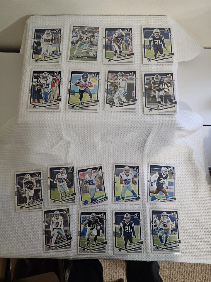 Lot Of 17 Dallas Cowboys Jake Ferguson Trevon Diggs Dak Prescott - Image 1 of 1