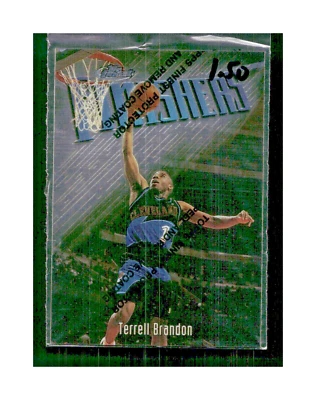 1997-98 Finest Cleveland Cavaliers Basketball Card #122 Terrell Brandon - Image 1 of 4