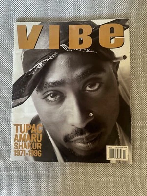 2Pac Tupac Shakur VIBE Magazine November 1996 issue, 1971-1996 RIP! Foto 1 de 4