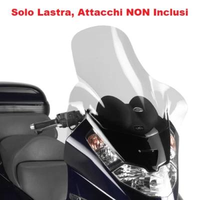 GIVI Parabrezza Trasparente senza Attacchi per Aprilia Atlantic 500 2002-2006 - Immagine 1 di 3